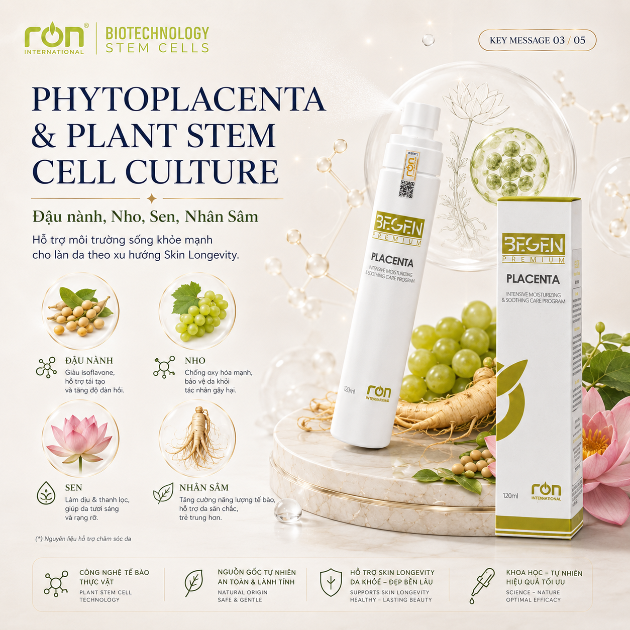 Xịt Khoáng (Begen Premium Placenta) 120ml